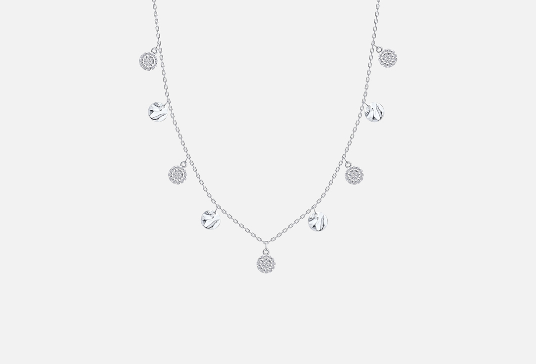 Изображение товара Колье серебряное SOKOLOV Фианит