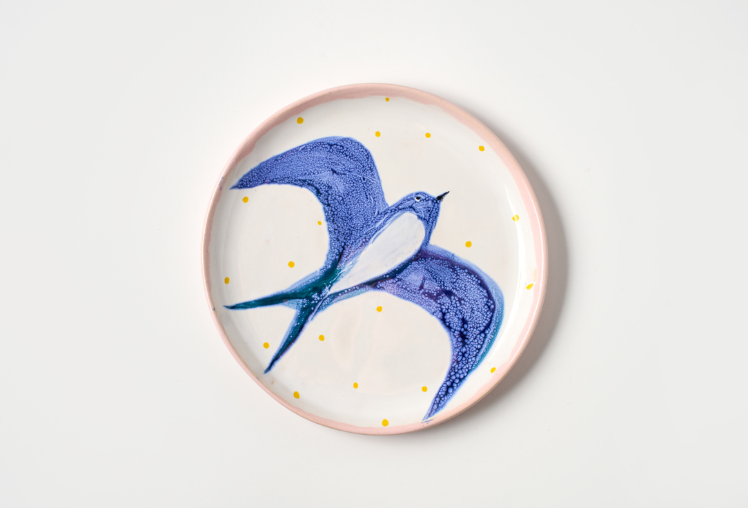 Изображение товара Пиала Odaryadarya Ласточка керамическая 13,5 см