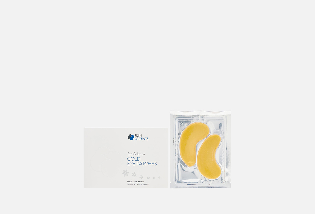 Изображение товара лифтинг-патчи для кожи вокруг глаз Inspira Cosmetics Eye Solution Gold Patches