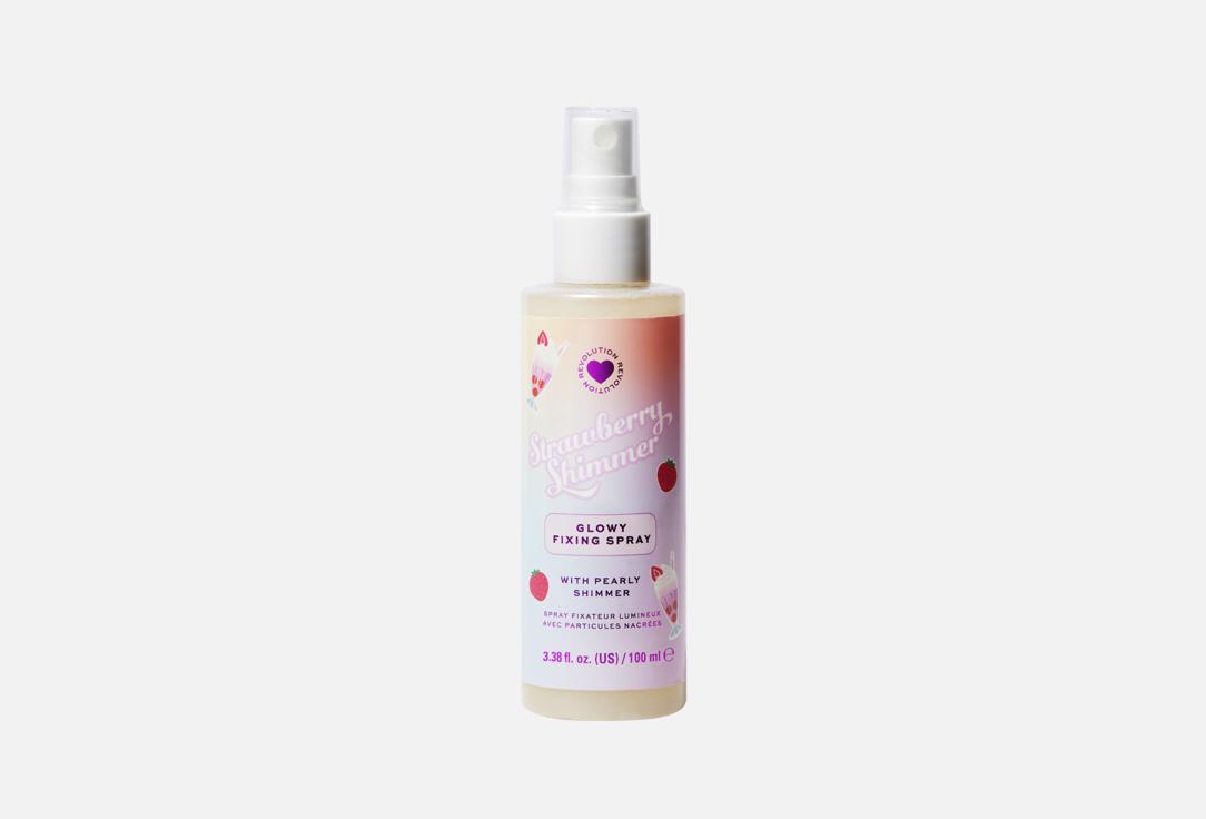 Изображение товара Спрей для фиксации макияжа I Heart Revolution Strawberry Simmer Glowy Fixing Spray