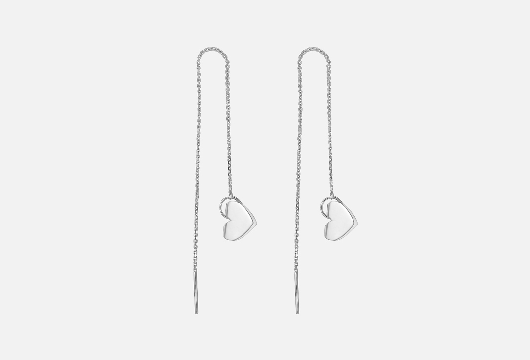 Изображение товара Cерьги-протяжки серебряные PROSTO JEWELRY open heart