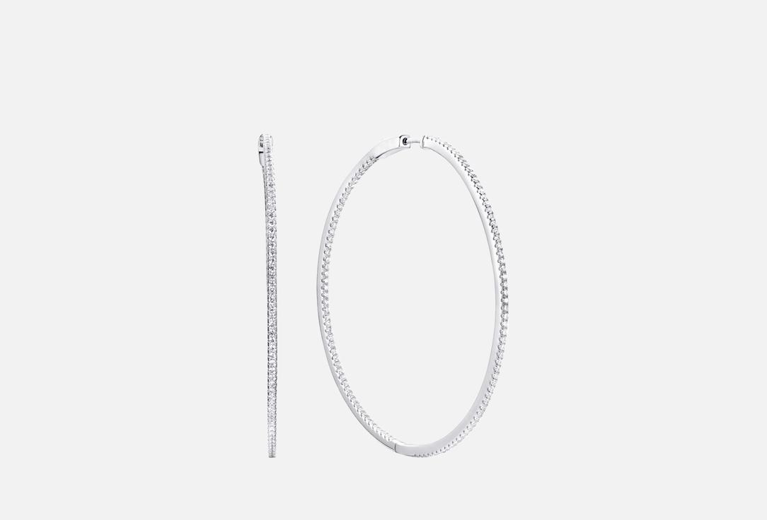 

Серьги серебряные FRESH, Congo Silver diameter 70 2 шт