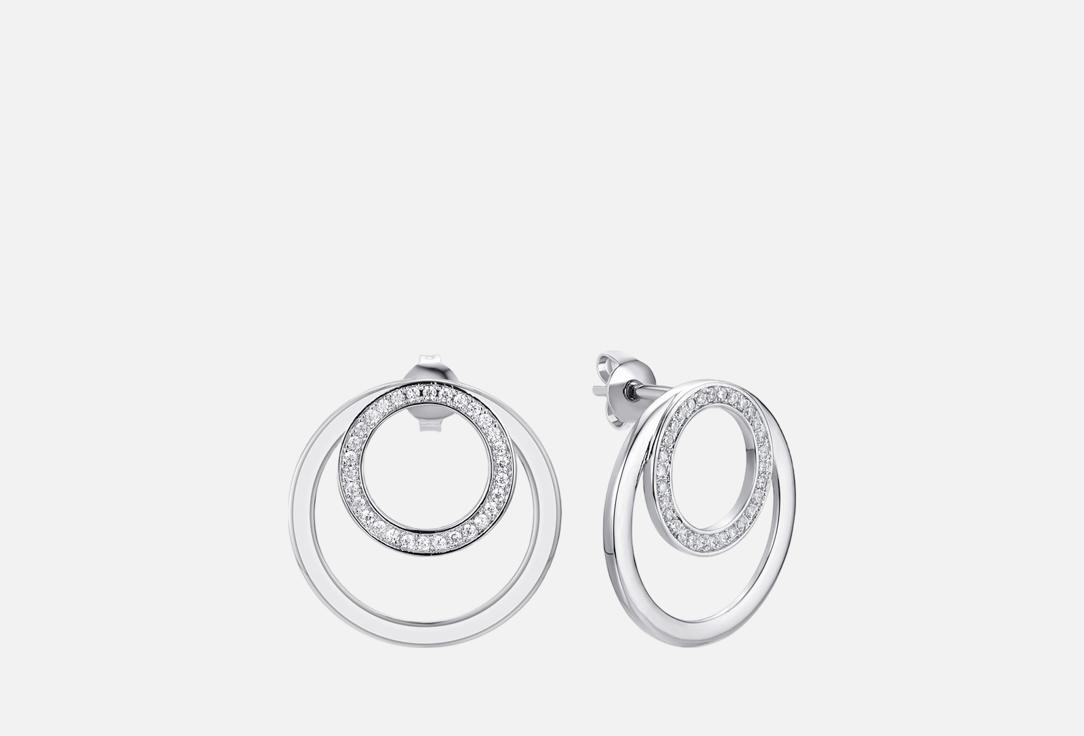 Изображение товара Серьги серебряные Fresh Geometry Silver