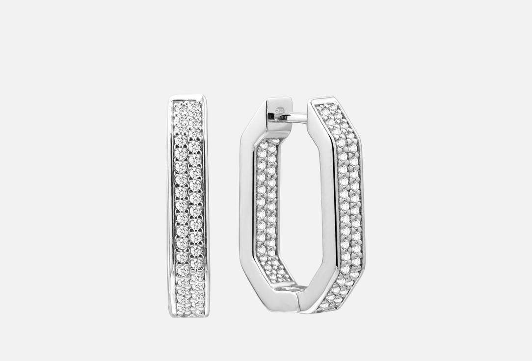 

Серьги серебряные FRESH, Geometry Silver 2 шт