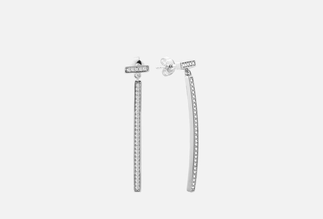 Изображение товара Серьги серебряные Fresh Geometry Silver