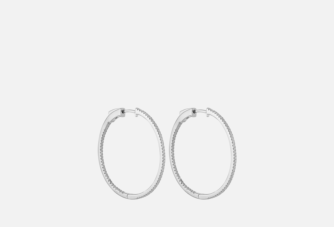 Изображение товара Серьги серебряные Fresh Congo Silver diameter 40