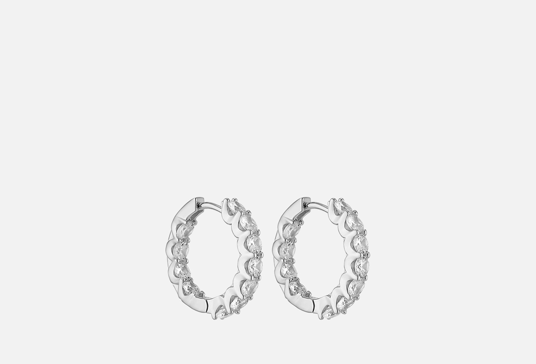 Изображение товара Серьги серебряные Fresh Congo Silver diameter 20