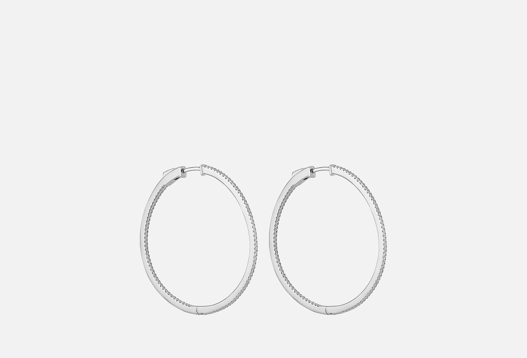 Изображение товара Серьги серебряные Fresh Congo Silver diameter 50