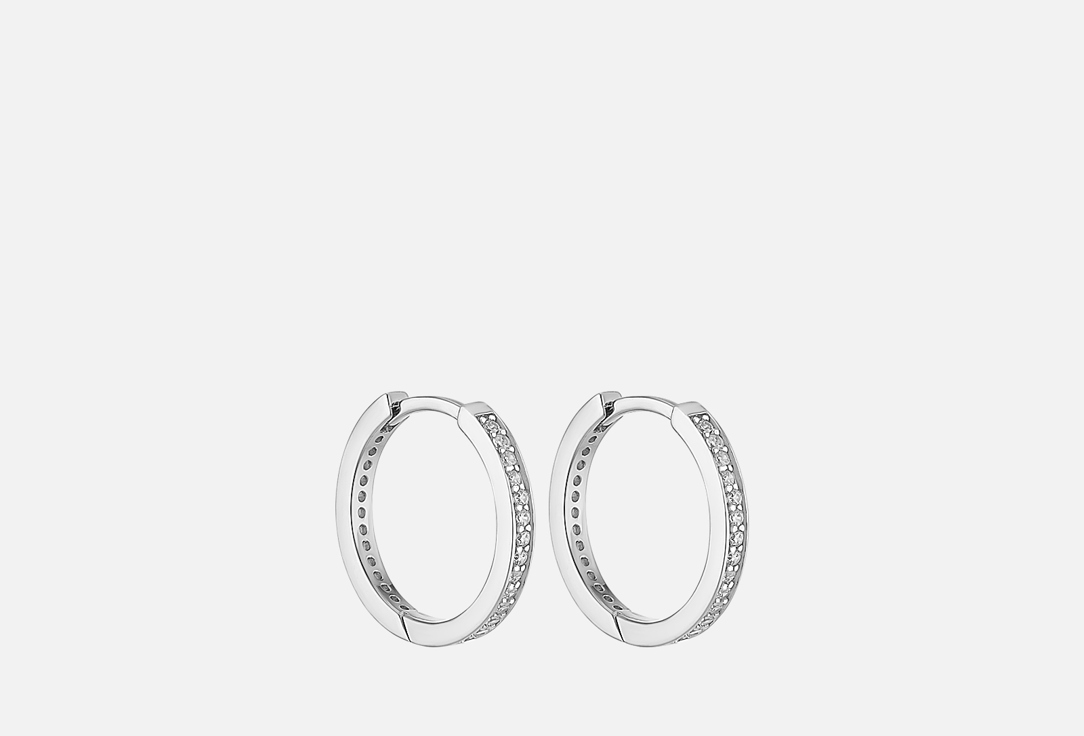 

Серьги серебряные FRESH, Congo Silver diameter 18 2 шт