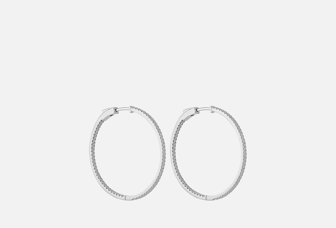 Изображение товара Серьги серебряные Fresh Congo Silver diameter 45