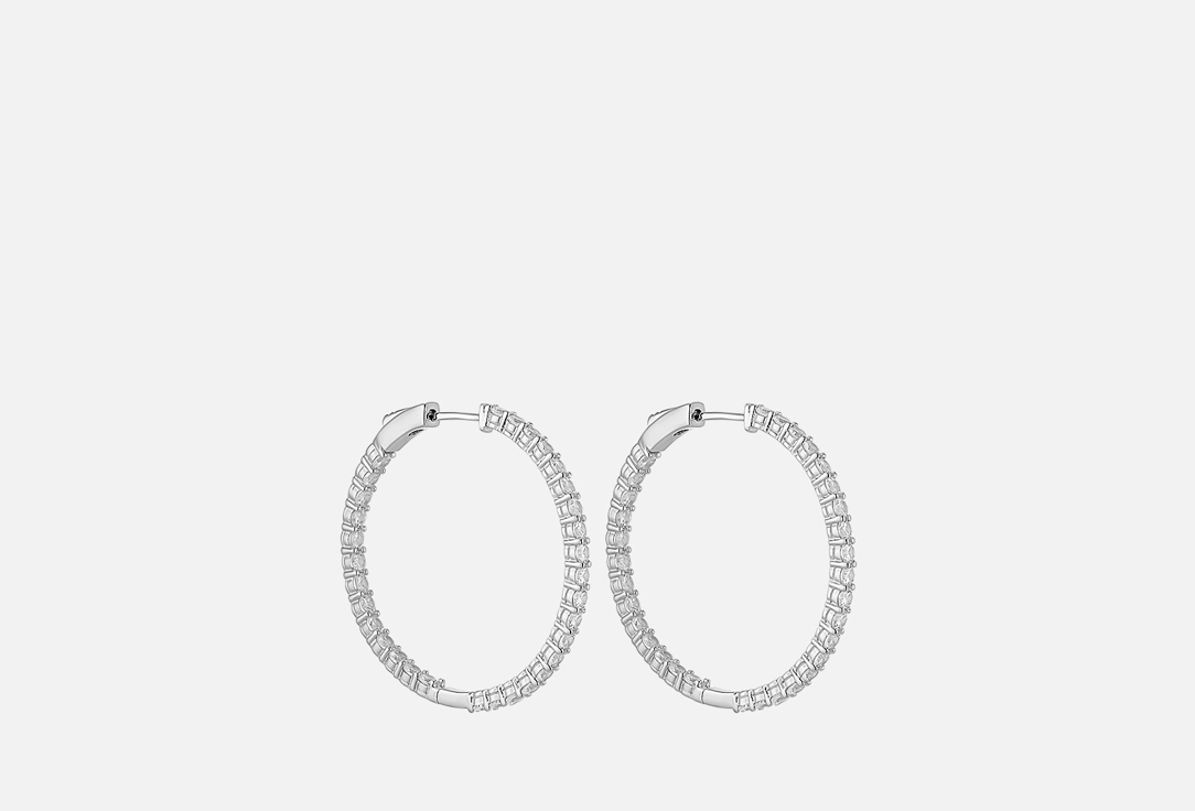 Изображение товара Серьги серебряные Fresh Congo Silver diameter 40