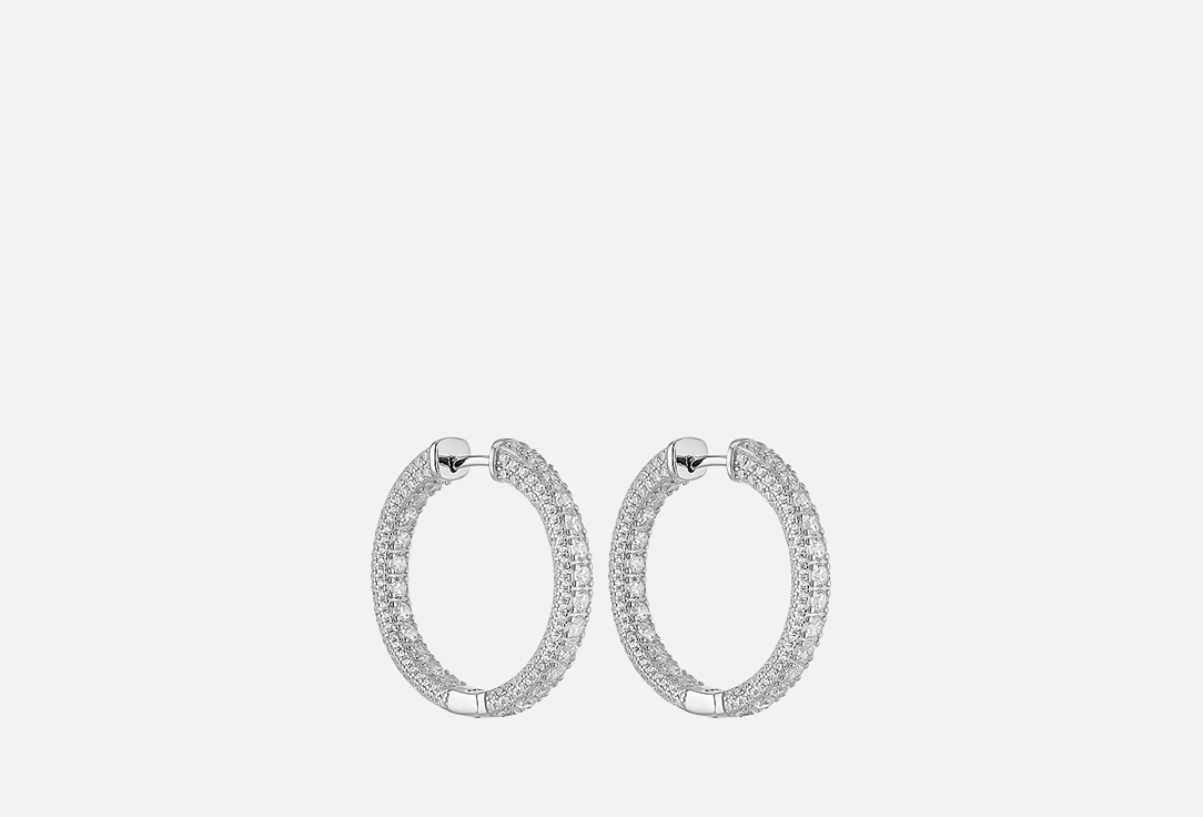 Изображение товара Серьги серебряные Fresh Congo Silver diameter 30