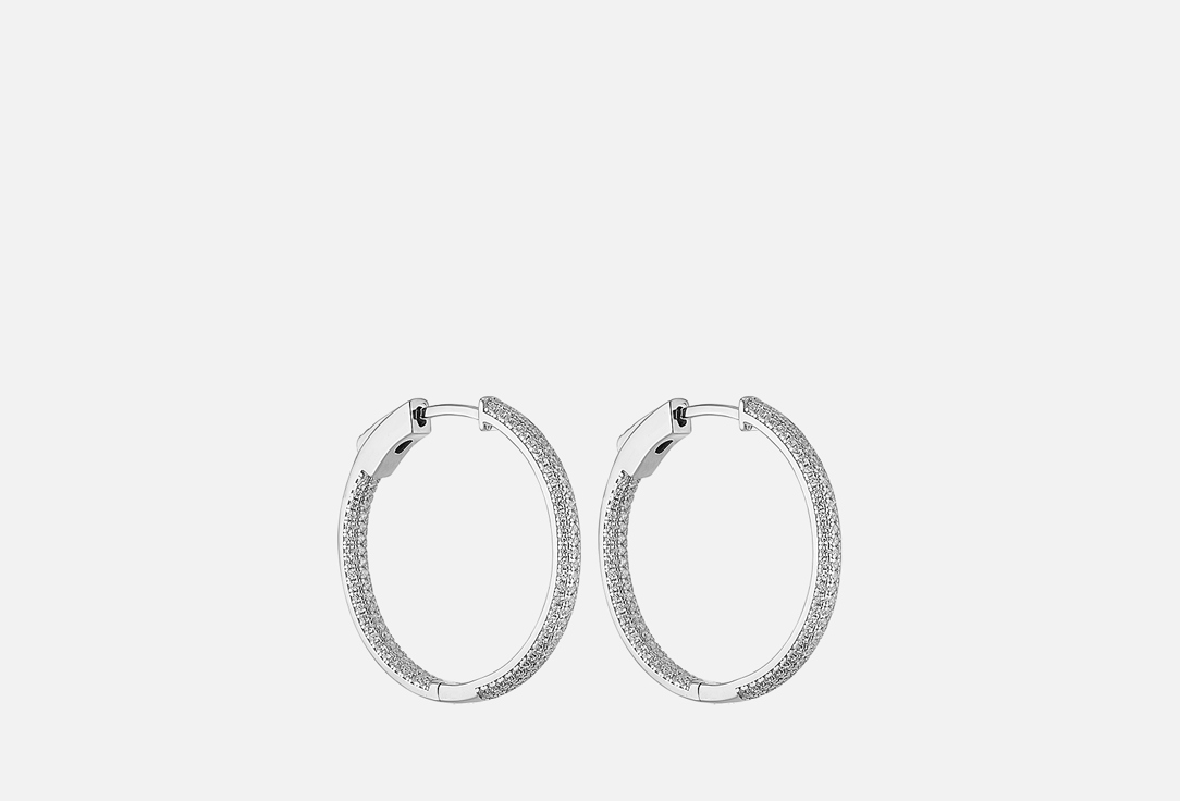 Изображение товара Серьги серебряные Fresh Congo Silver diameter 30