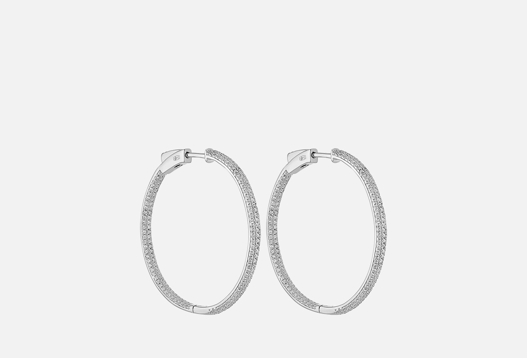 Изображение товара Серьги серебряные Fresh Congo Silver diameter 40