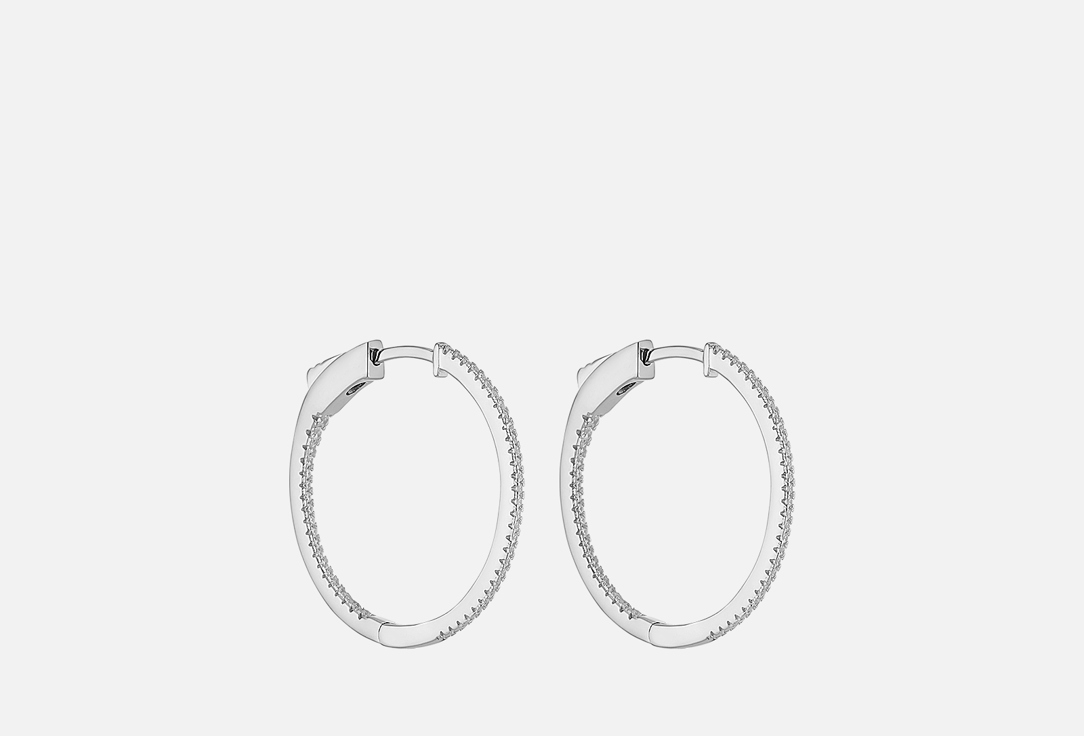 Изображение товара Серьги серебряные Fresh Congo Silver diameter 30