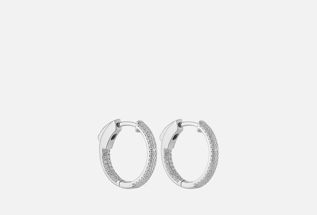 Изображение товара Серьги серебряные Fresh Congo Silver diameter 20