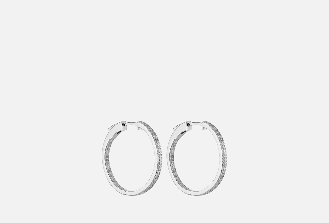 Изображение товара Серьги серебряные Fresh Congo Silver diameter 30