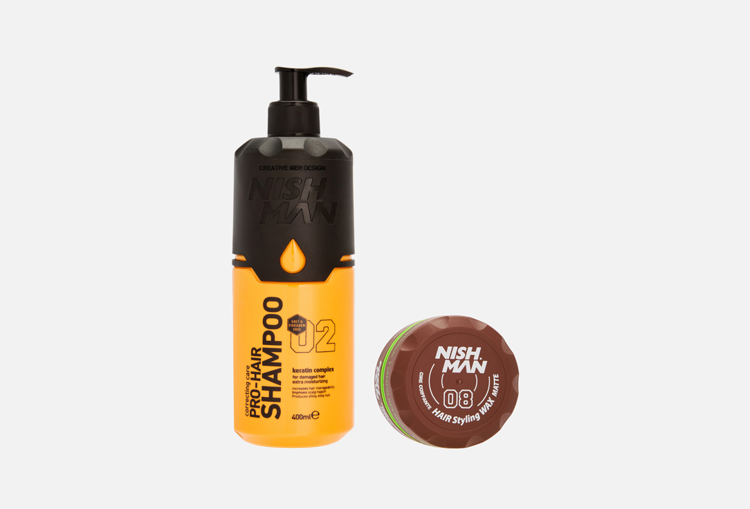 

Набор для волос NISHMAN, №1 2 шт