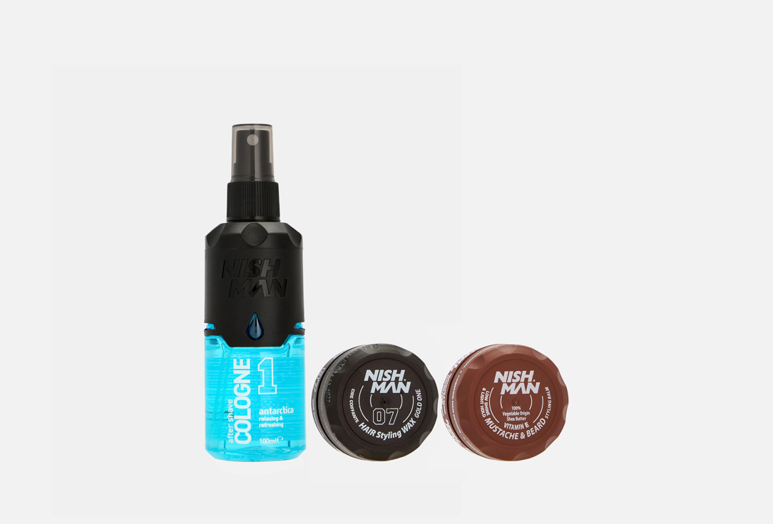 

Набор для волос и бороды NISHMAN, №4 3 шт