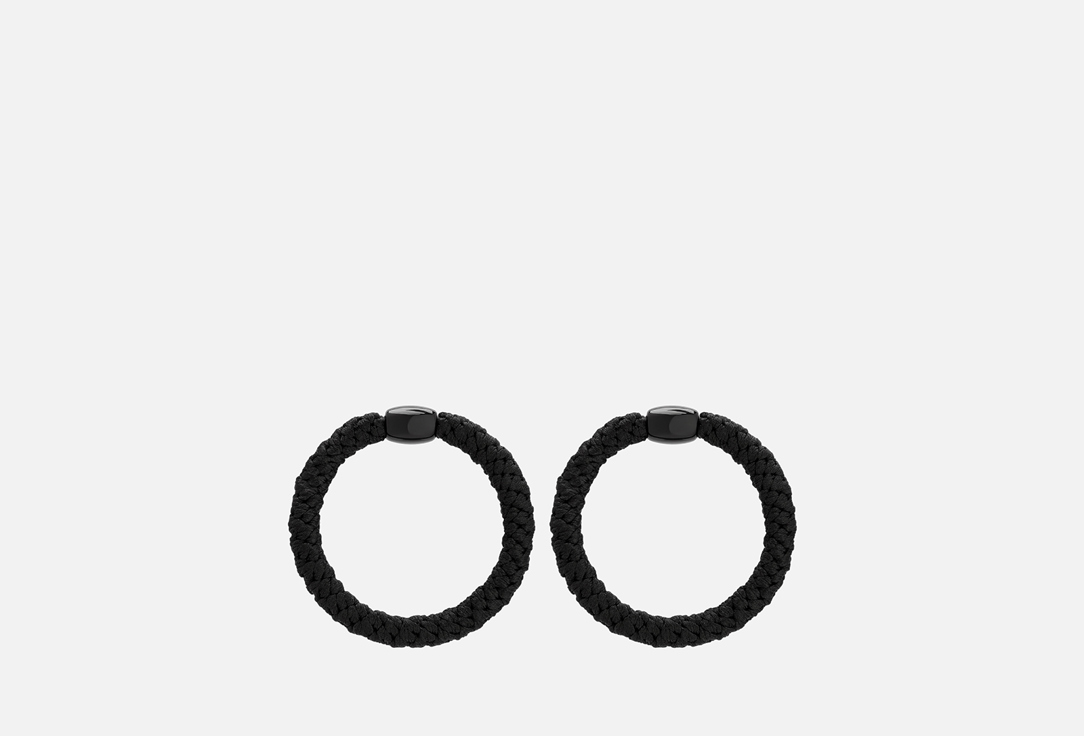 Изображение товара Набор резинок для волос Dewal черный