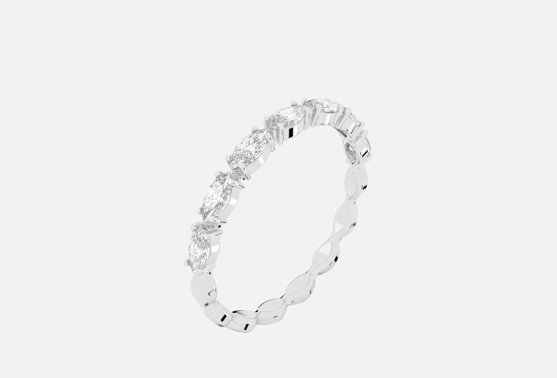 Изображение товара Кольцо Swarovski Matrix 60 с кристаллами и родиевым покрытием для женщин