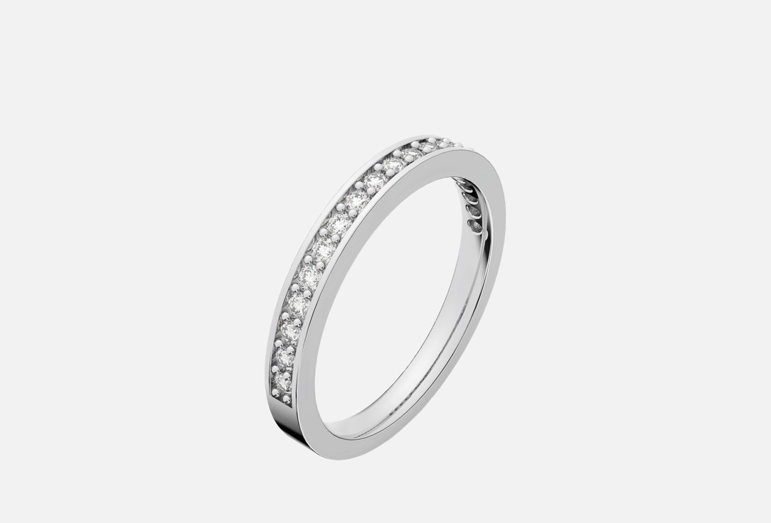 Изображение товара Кольцо Swarovski Matrix 60 Серебряное с прозрачными кристаллами для женщин