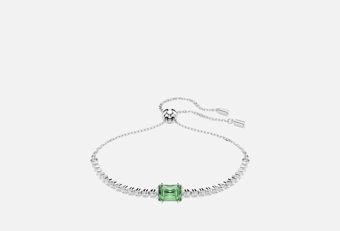 Изображение товара Браслет Swarovski Matrix M серебряный и зеленый с кристаллами Swarovski