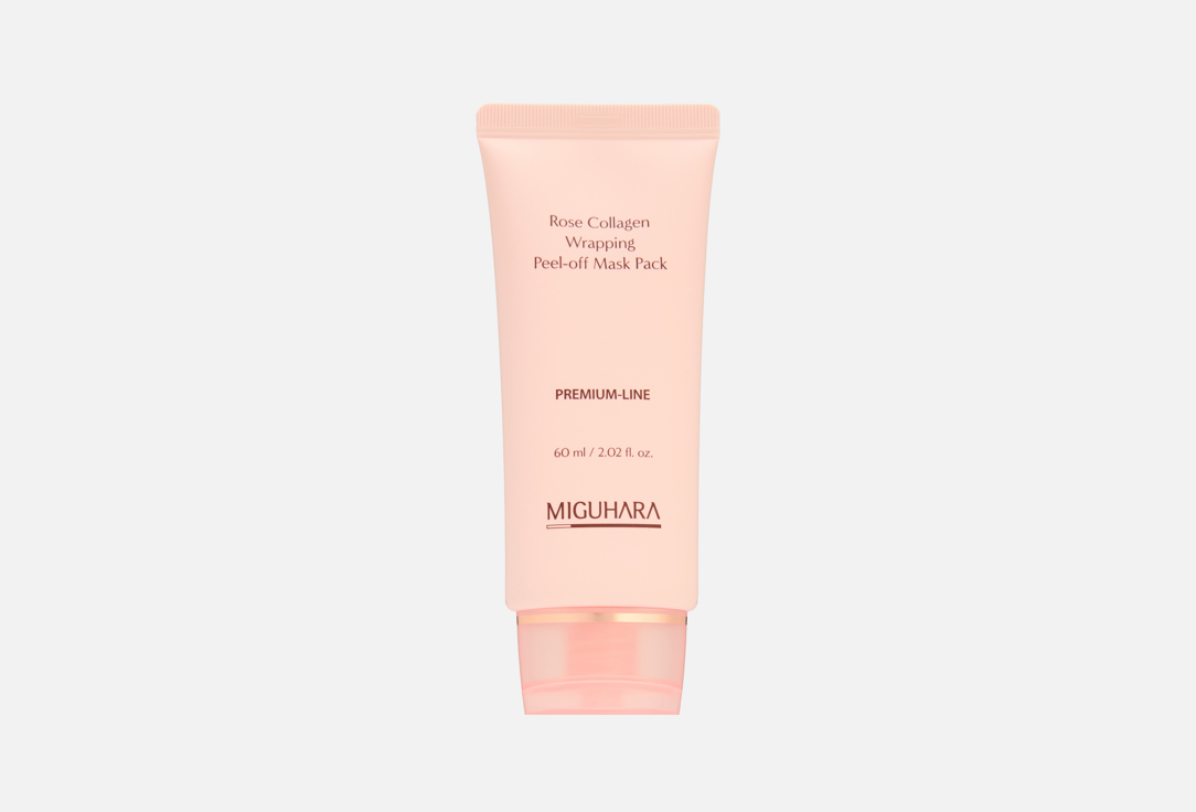 Изображение товара Маска-пленка для сияния кожи лица MIGUHARA Rose Collagen Wrapping Peel-off Mask Pack