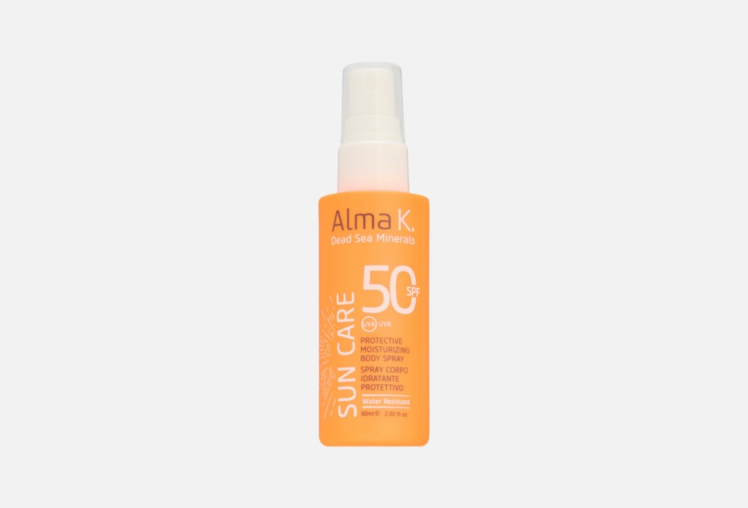 Изображение товара Солнцезащитный спрей для тела SPF 50+ Alma K. PROTECTIVE MOISTURIZING