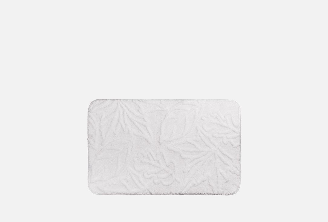 Изображение товара Мягкий коврик для ванной комнаты Moroshka Shelest, 50x80, white