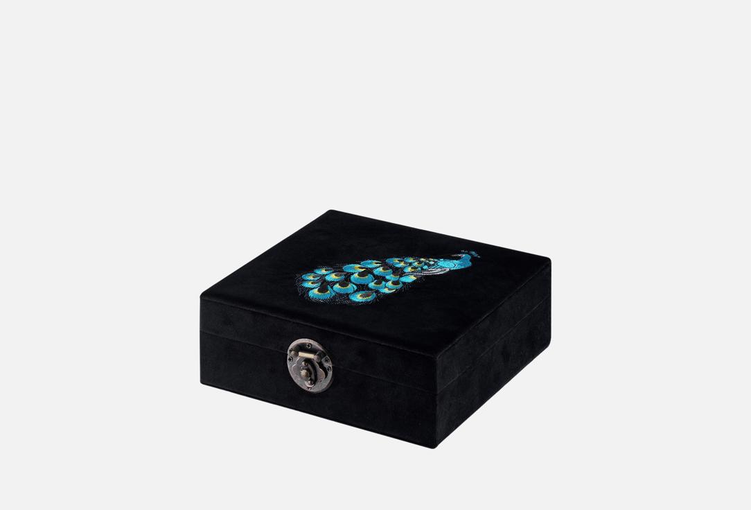 Изображение товара Шкатулка Moroshka Iris, 6,5x20x20, black