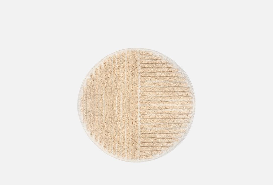 

Мягкий коврик для ванной комнаты MOROSHKA, Мультиколор, Nebeskvit, 70x70, white beige 1 шт