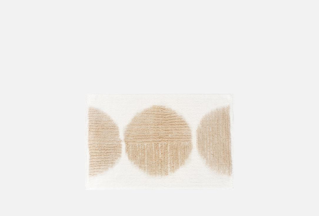 Изображение товара Мягкий коврик для ванной комнаты Moroshka Nebeskvit, 50x80, white beige