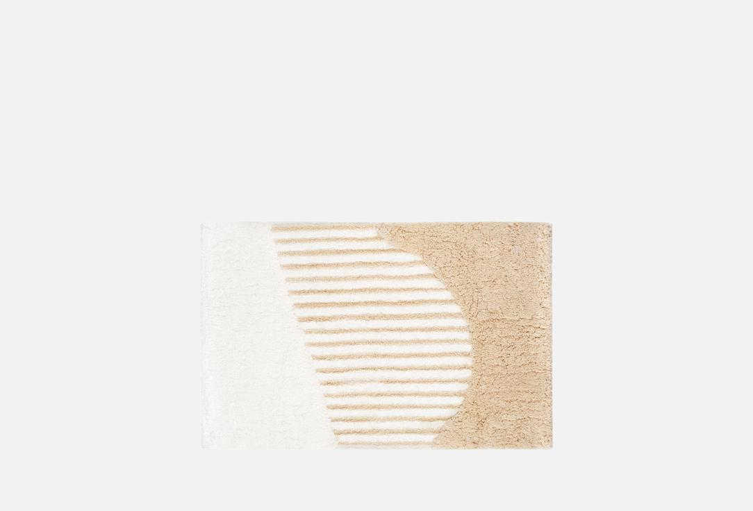 Изображение товара Мягкий коврик для ванной комнаты Moroshka Nebeskvit, 50x80, white beige