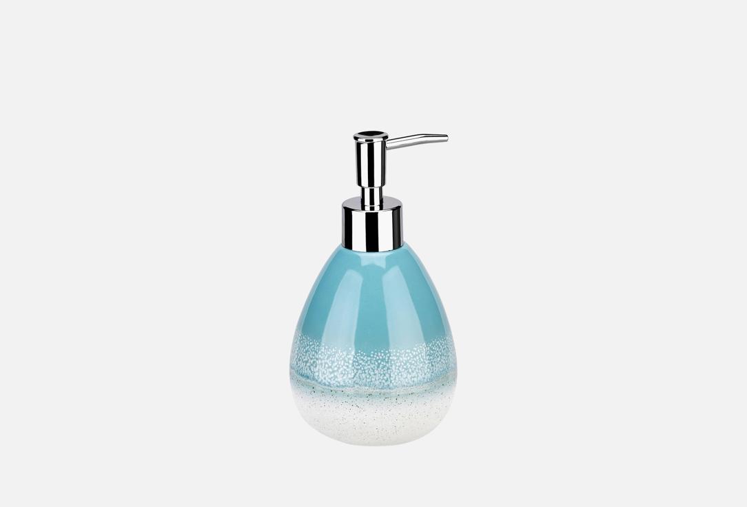 

Дозатор для жидкого мыла MOROSHKA, Голубой, Sukhona, 9,3x9,3x17, blue 1 шт