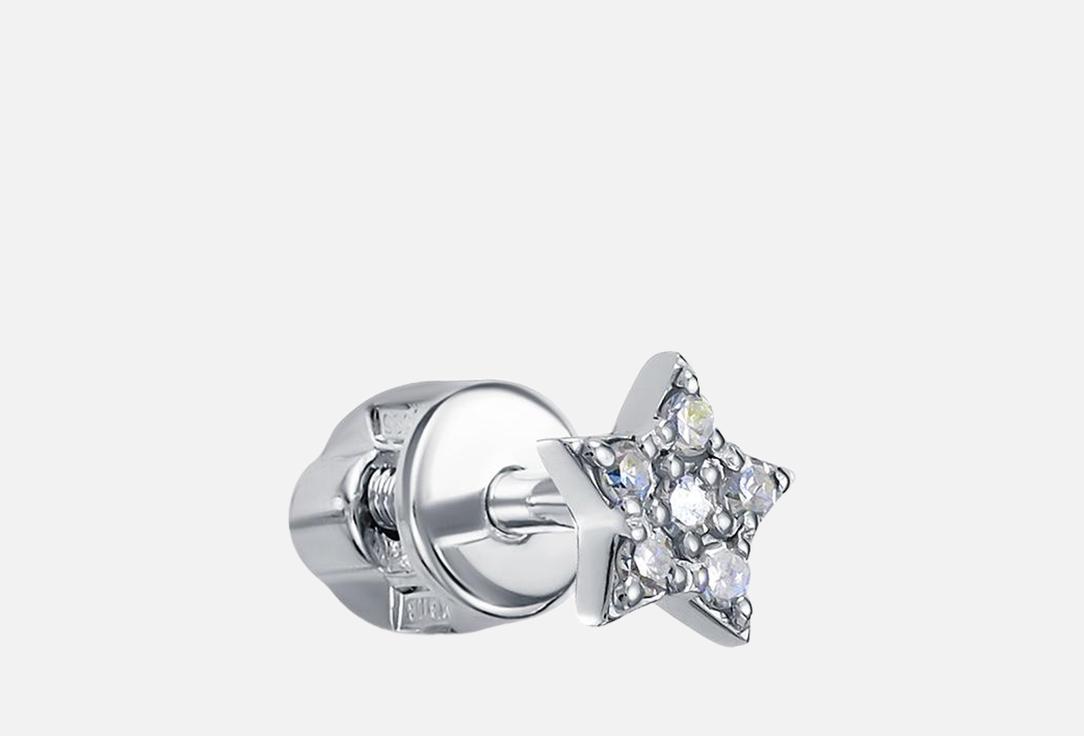 Изображение товара Моносерьга золотая Vesna Jewelry Бриллиант