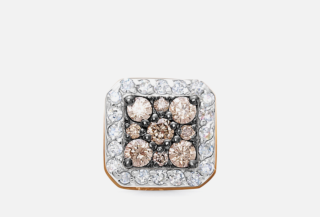 

Подвеска золотая VESNA JEWELRY, Коньячный бриллиант 1 шт