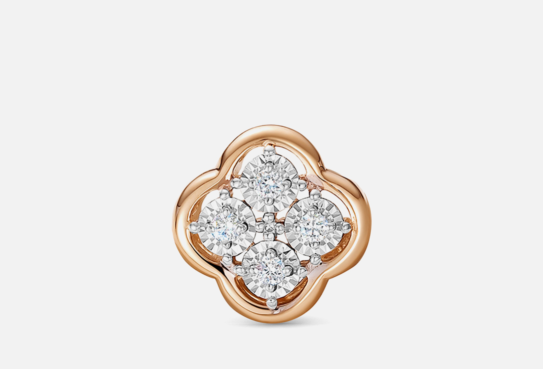 

Подвеска золотая VESNA JEWELRY, Бриллиант 1 шт