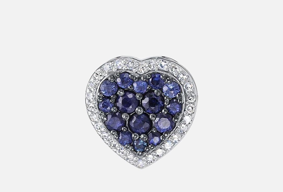 Изображение товара Золотая подвеска Vesna Jewelry с бриллиантами и сапфирами для женщин