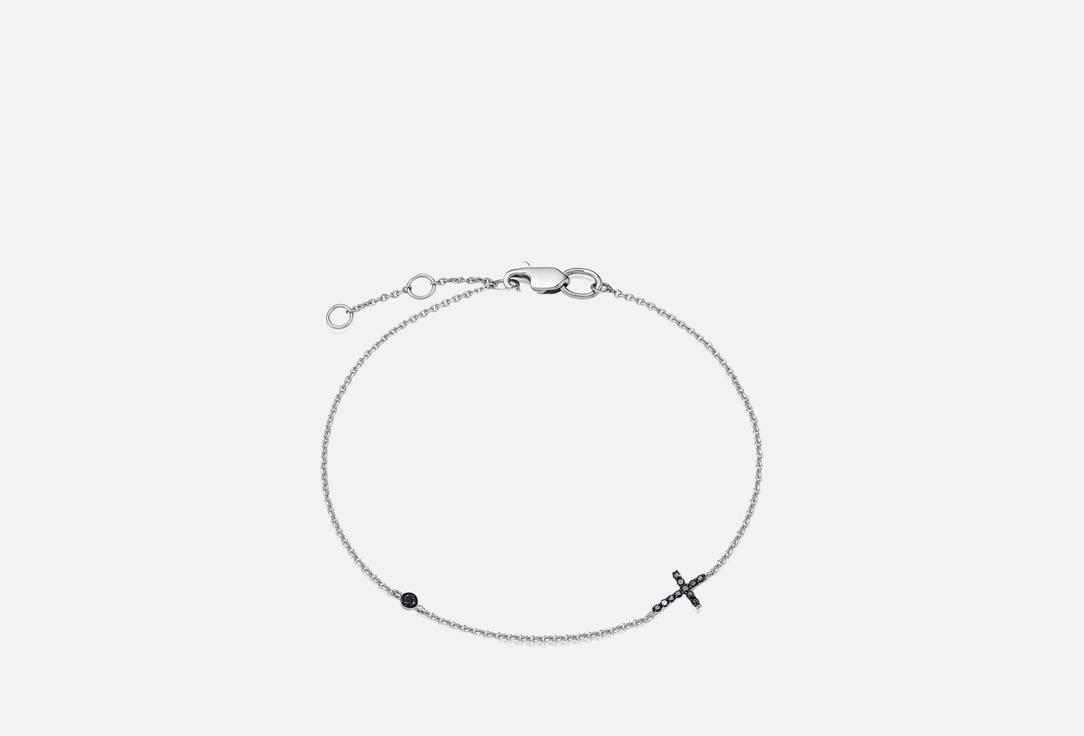 Изображение товара Браслет золотой Vesna Jewelry с черным бриллиантом для женщин