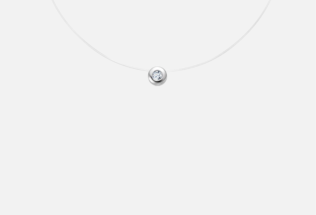 Изображение товара Колье из белого золота с бриллиантом Vesna Jewelry 585 пробы