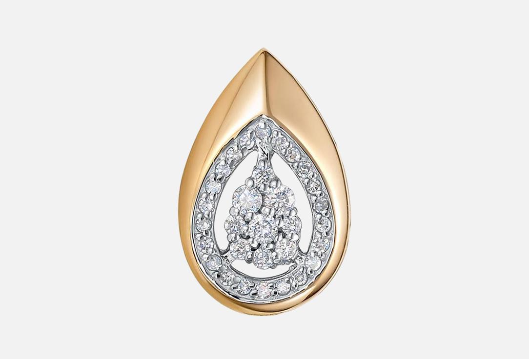 Изображение товара Золотая подвеска Vesna Jewelry с бриллиантами для женщин 585 пробы