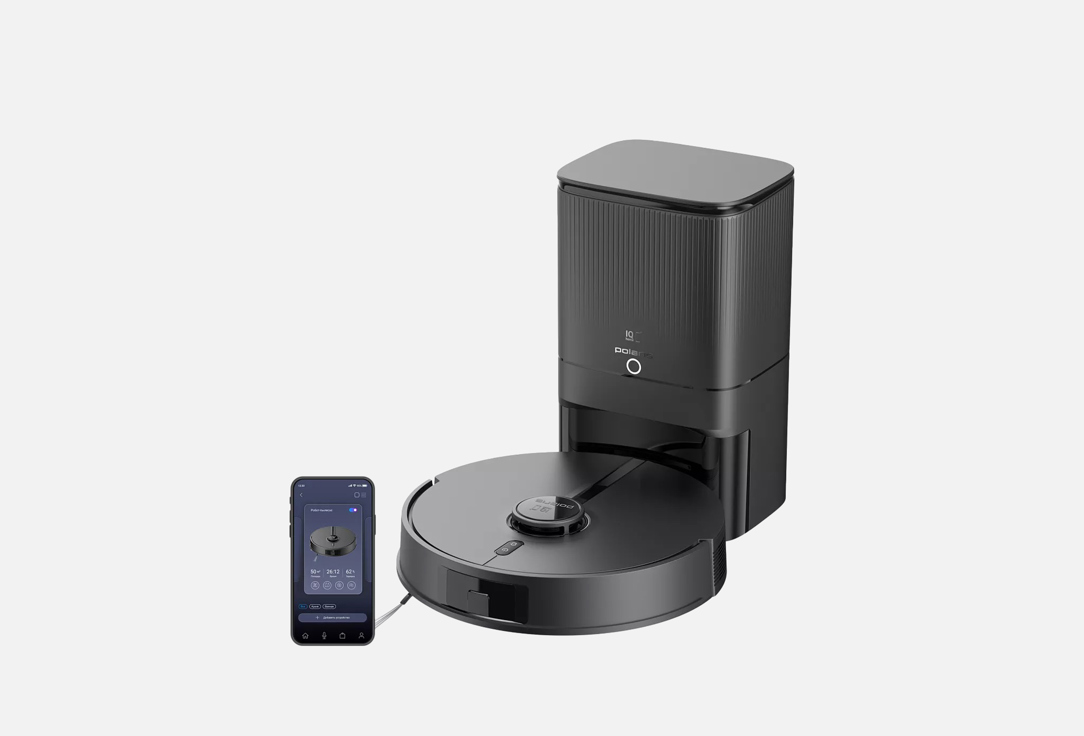 

Робот-пылесос POLARIS, PVCRDC 5006 WIFI IQ Home black 1 шт