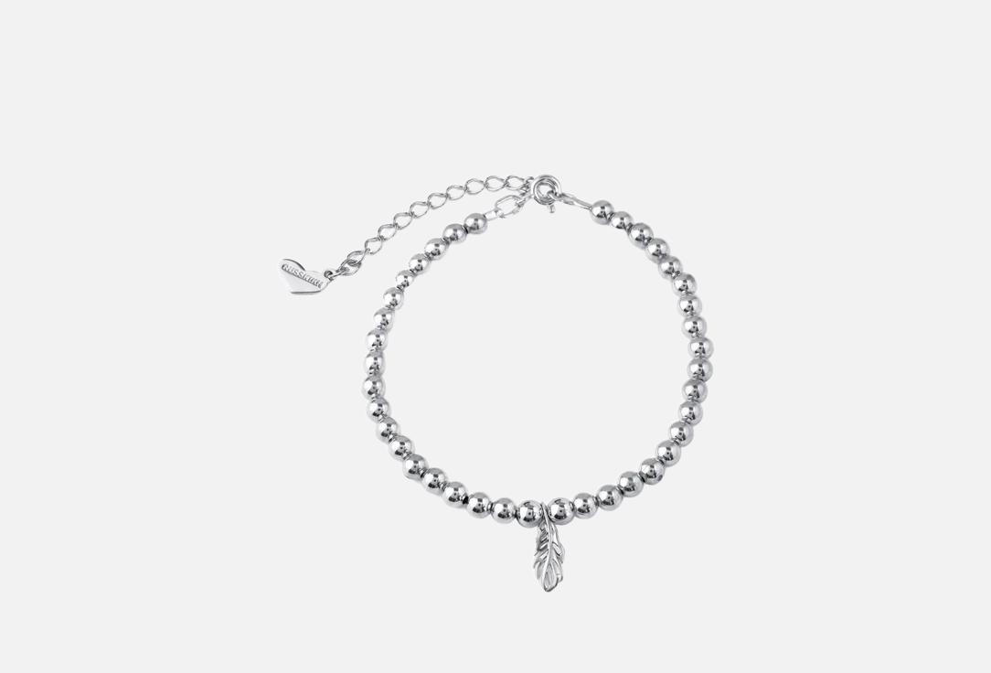 

Браслет Серебряный ЗОЛОТО РУССКИХ, Bobbles BIG plume 1 шт