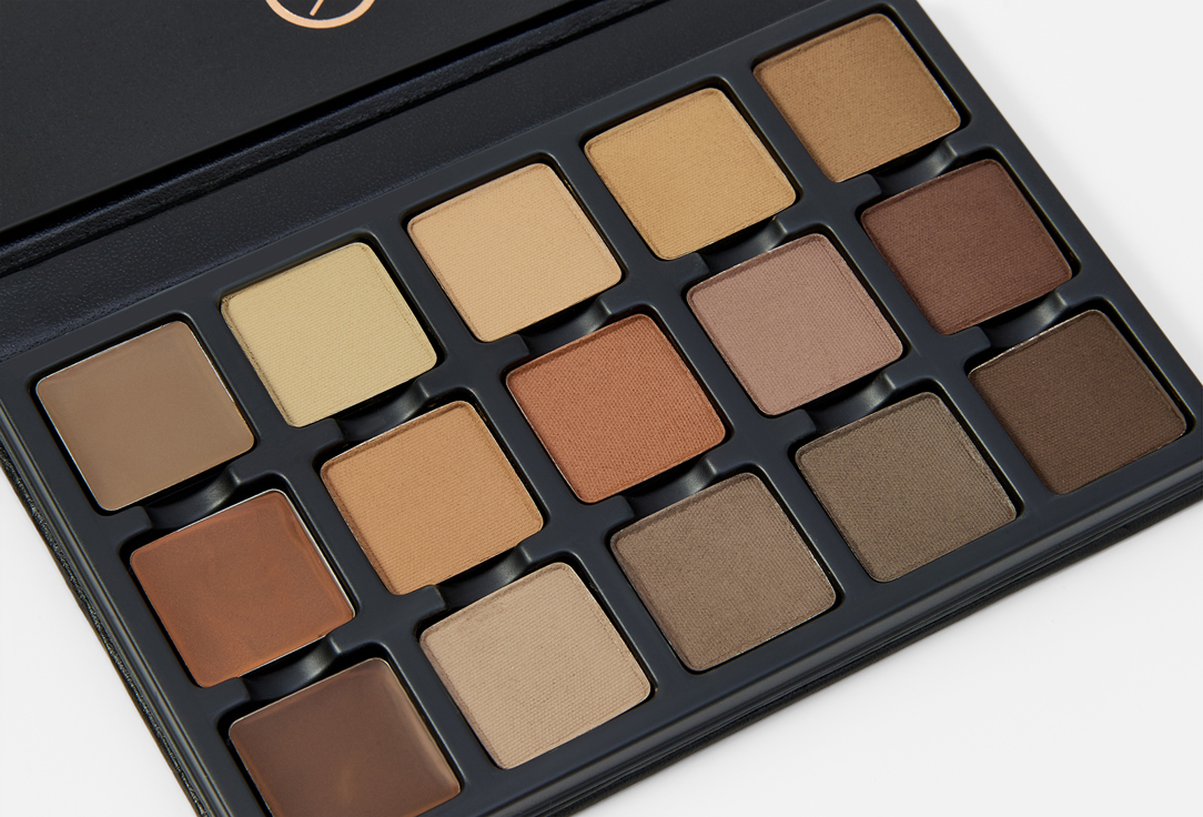 VISEART 15-pan structure brow, shadow, hairline & contour palette 22.5 г — фото 3