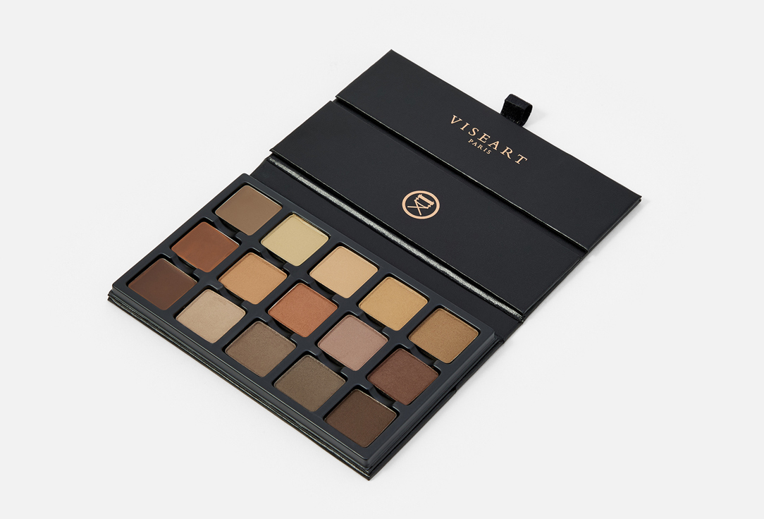 VISEART 15-pan structure brow, shadow, hairline & contour palette 22.5 г — фото 4