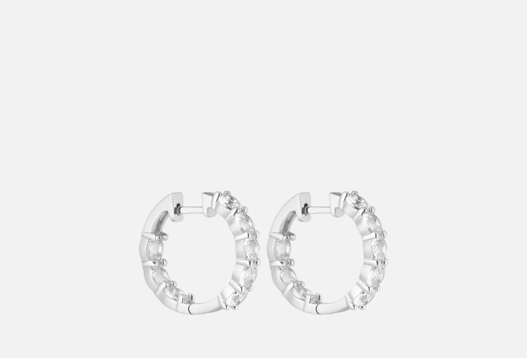 Изображение товара Серьги-дорожки серебряные SECRETS jewelry с хрусталём