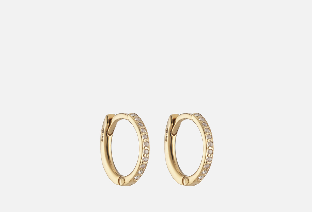 Изображение товара Серьги серебряные Moonka Pavé White Topaz с белым топазом