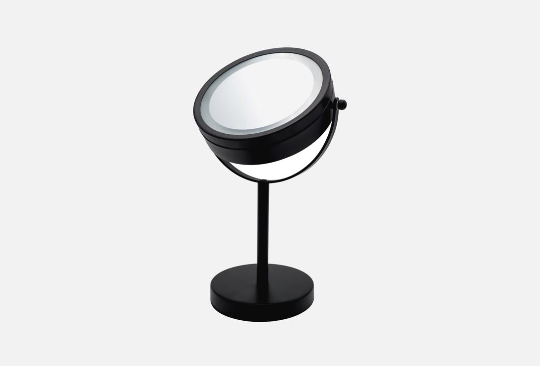 Изображение товара Зеркало косметическое настольное Ridder Daisy LED чёрный