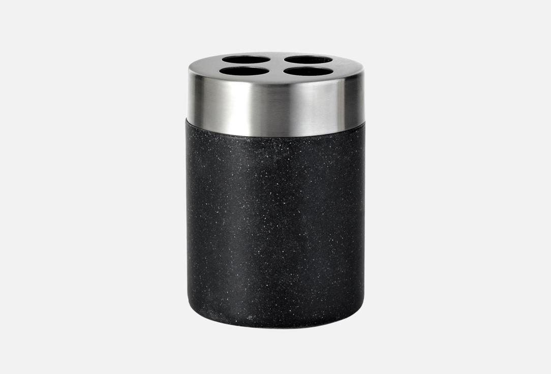 Изображение товара Стаканчик для зубной щетки Ridder Stone чёрный